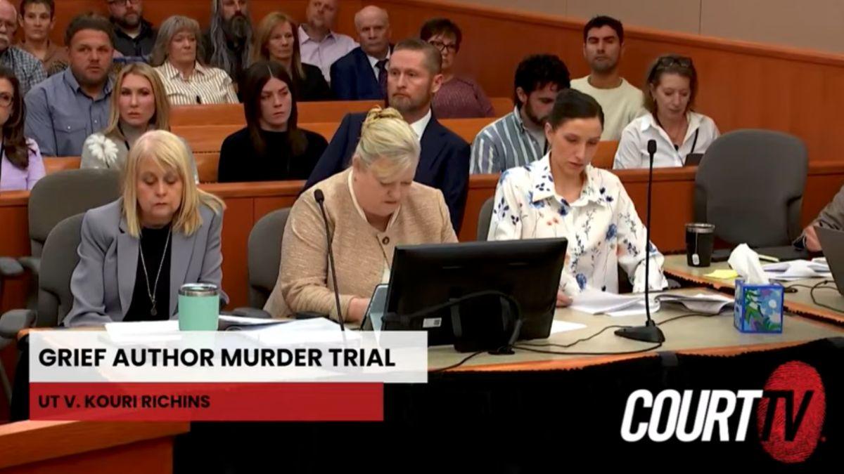 image of Richins later published a children's book about grief after his death.