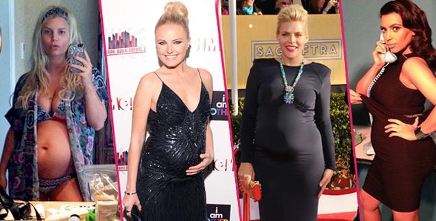 //stars baby bumping and pregnant wide twittergetty