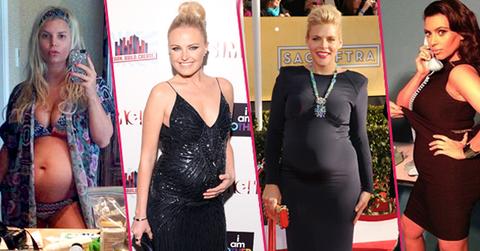 //stars baby bumping and pregnant wide twittergetty