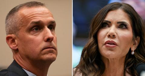 Photo of Corey Lewandowski, Kristi Noem