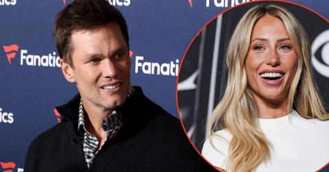 Tom Brady seemingly scored a touchdown when he was caught on camera huddling up with a social media star half his age.