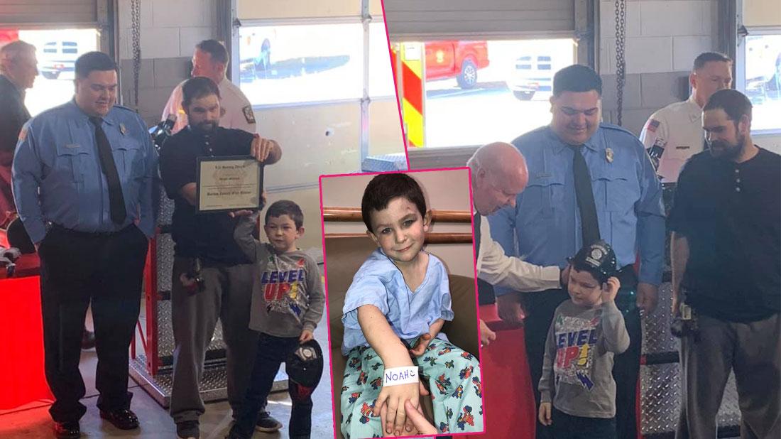 5-Year-Old Noah Woods Saved Baby Sister & Dog From Fire