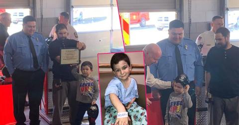 5-Year-Old Noah Woods Saved Baby Sister & Dog From Fire