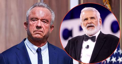 Split image of Robert F. Kennedy Jr. and Dr. Robert Malone