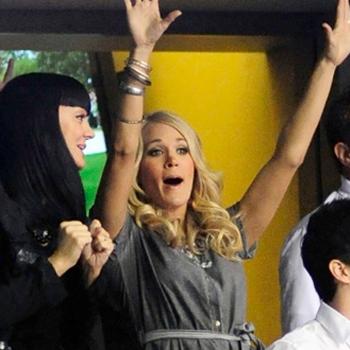 Carrie Underwood Cheers on Her Husband During NHL Playoffs