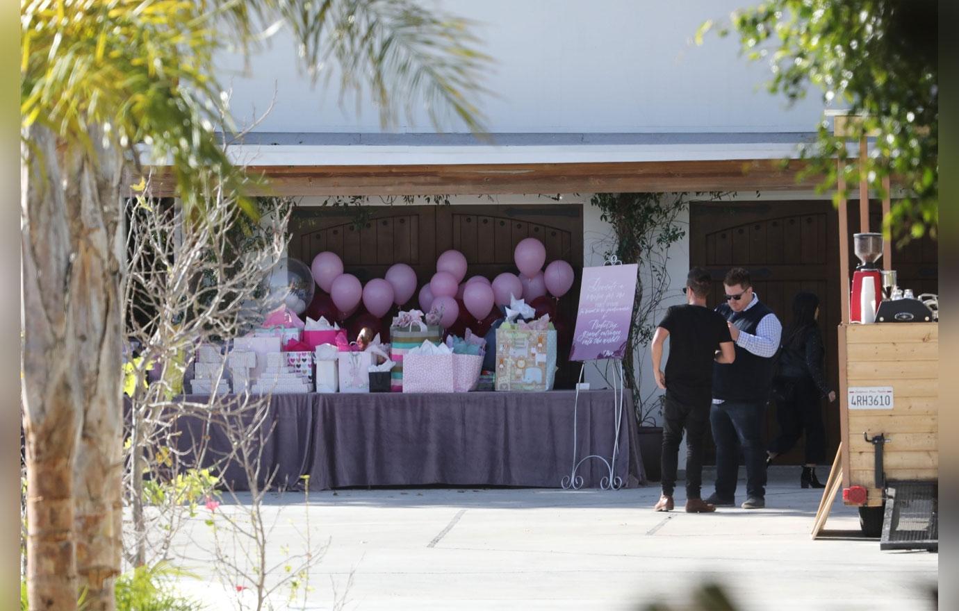 Robin Thicke April Love Geary Baby Shower Malibu