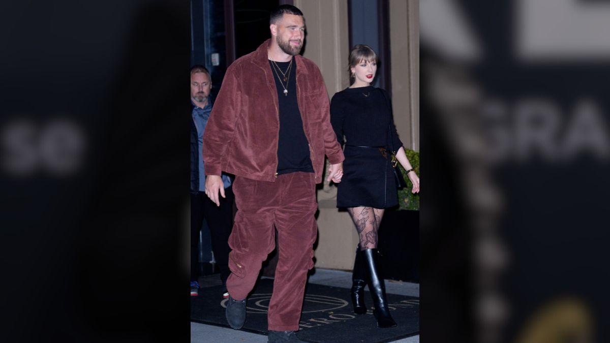 picture of Travis Kelce and Taylor Swift