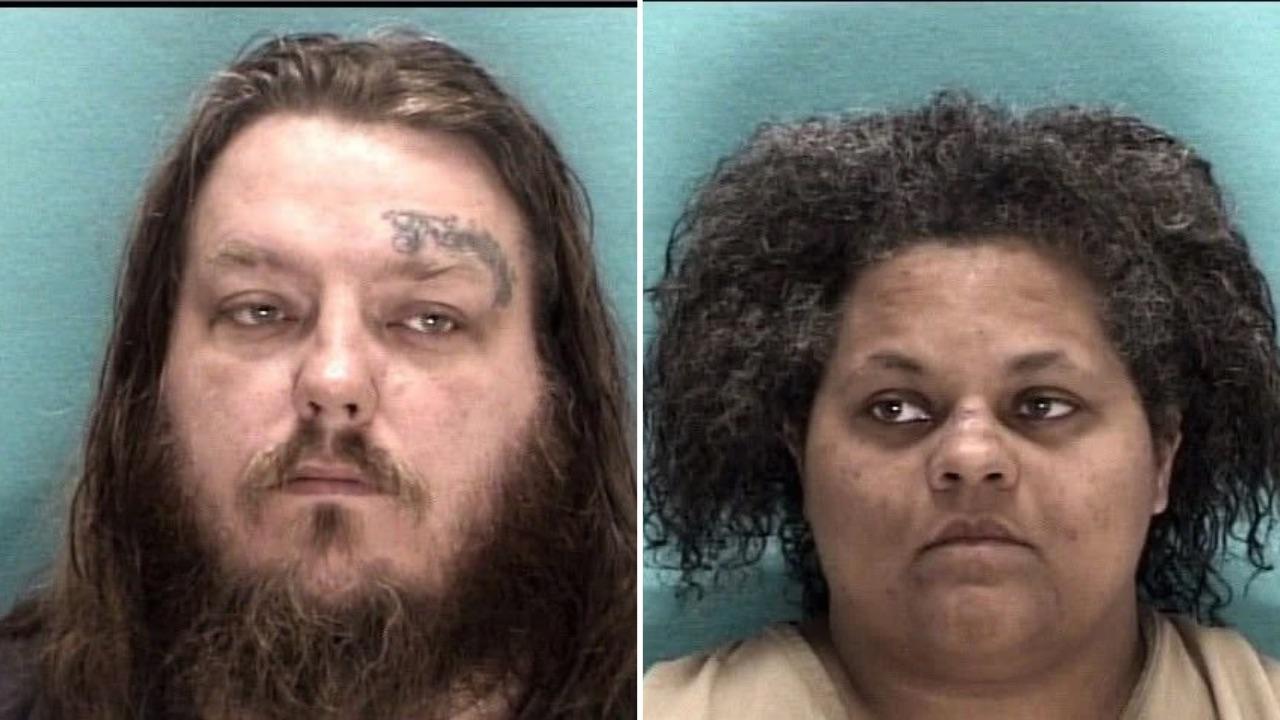 Mugshots of Jonathan Parr and Jacquelyn Coleman