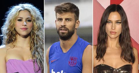 shakira ex gerard pique irina shayk nba game drama split