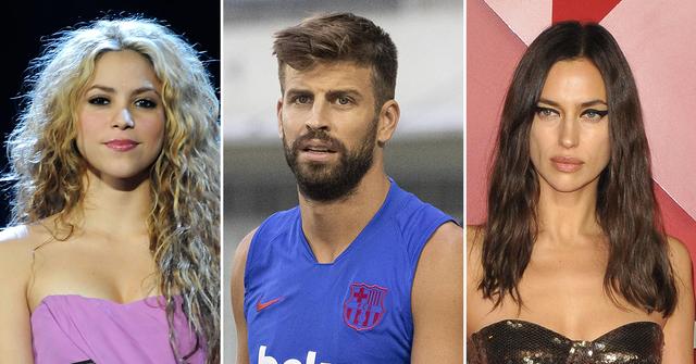 shakira ex gerard pique irina shayk nba game drama split