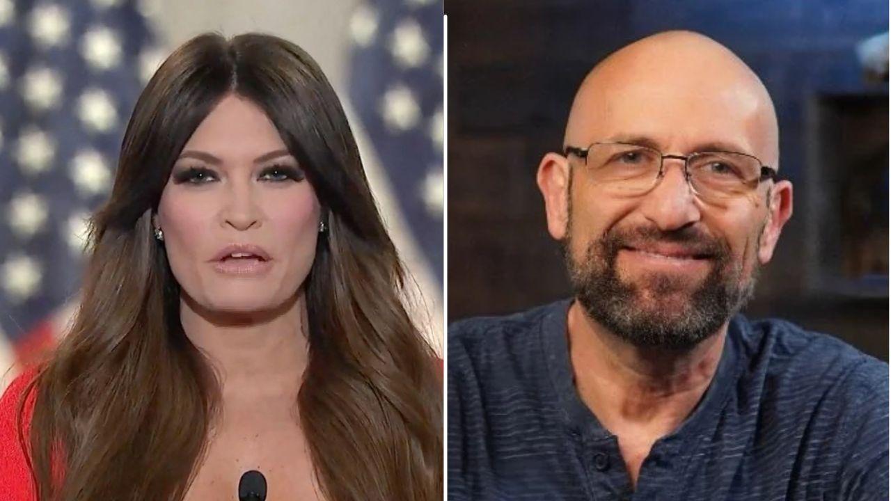 A photo of Kimberly Guilfoyle alongside a photo of Ken LaCorte