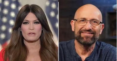 A photo of Kimberly Guilfoyle alongside a photo of Ken LaCorte