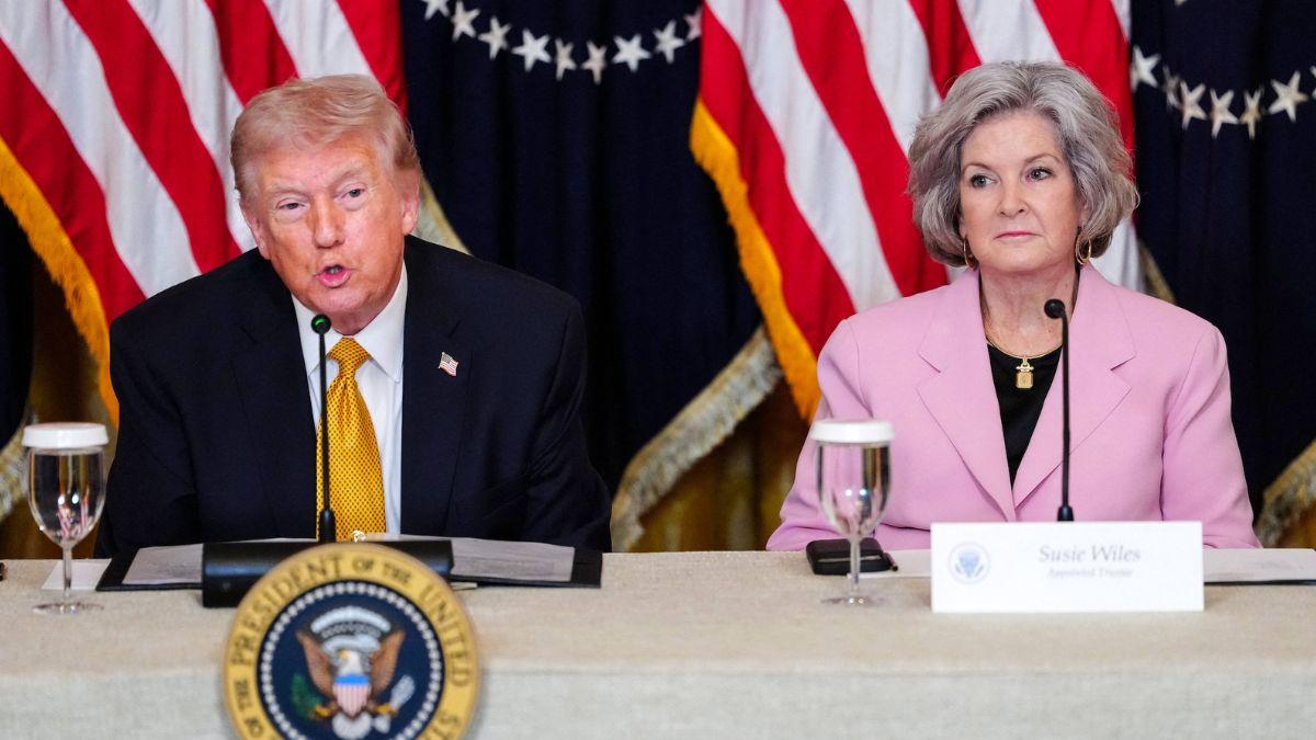 Photo of Donald Trump, Susie Wiles