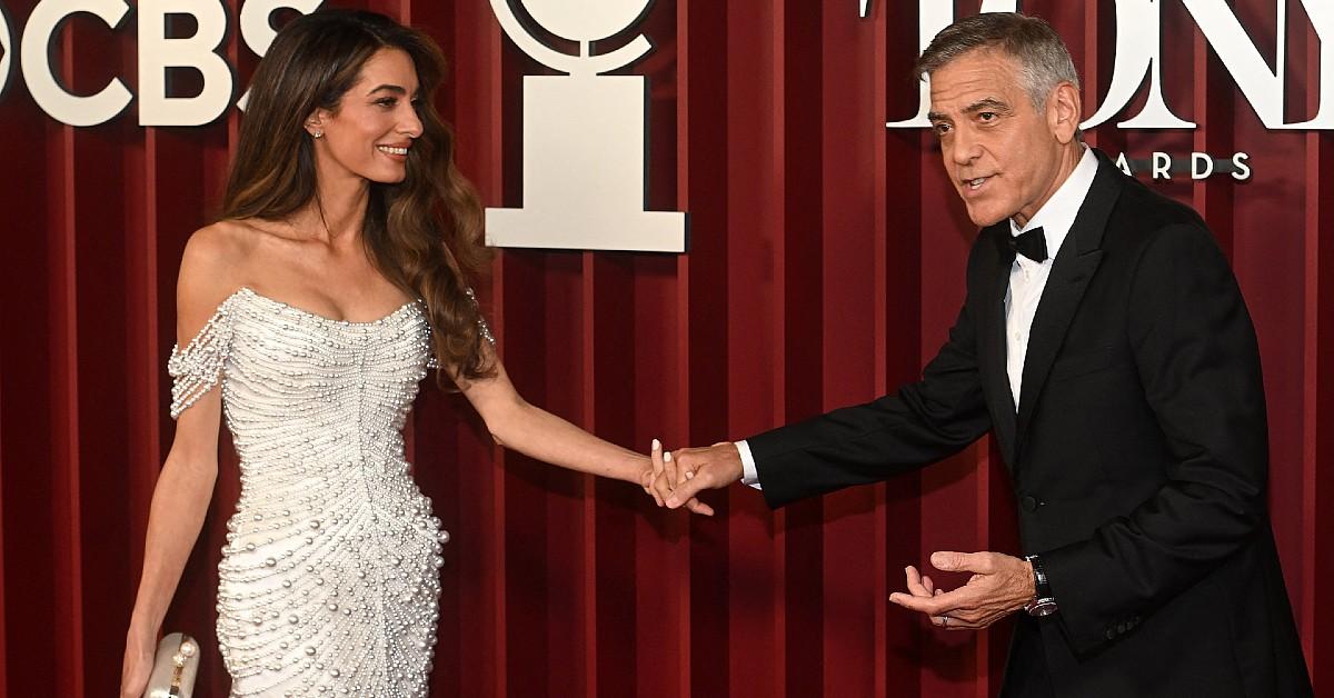 Photo of George Clooner and Amal Alamuddin
