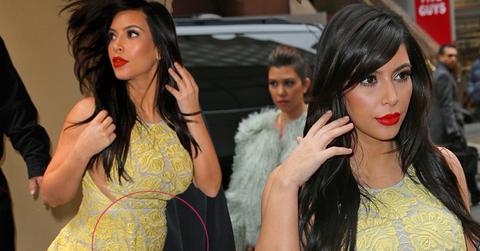 //kim kardashian bump splash