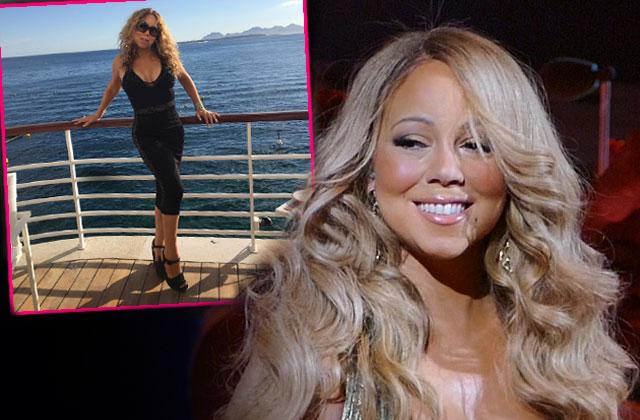 //Mariah Carey Photoshop Fail Instagram Vacation French Riviera pp