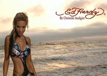 //ed hardy model simone farrow