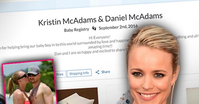 Rachel McAdams Baby News Brother Aunt
