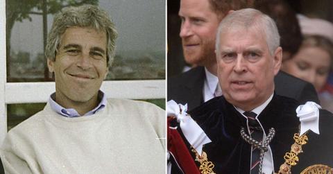 split image of Jeffrey Epstein and Ex-Prince Andrew