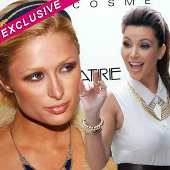 //kim kardashian feud paris hilton