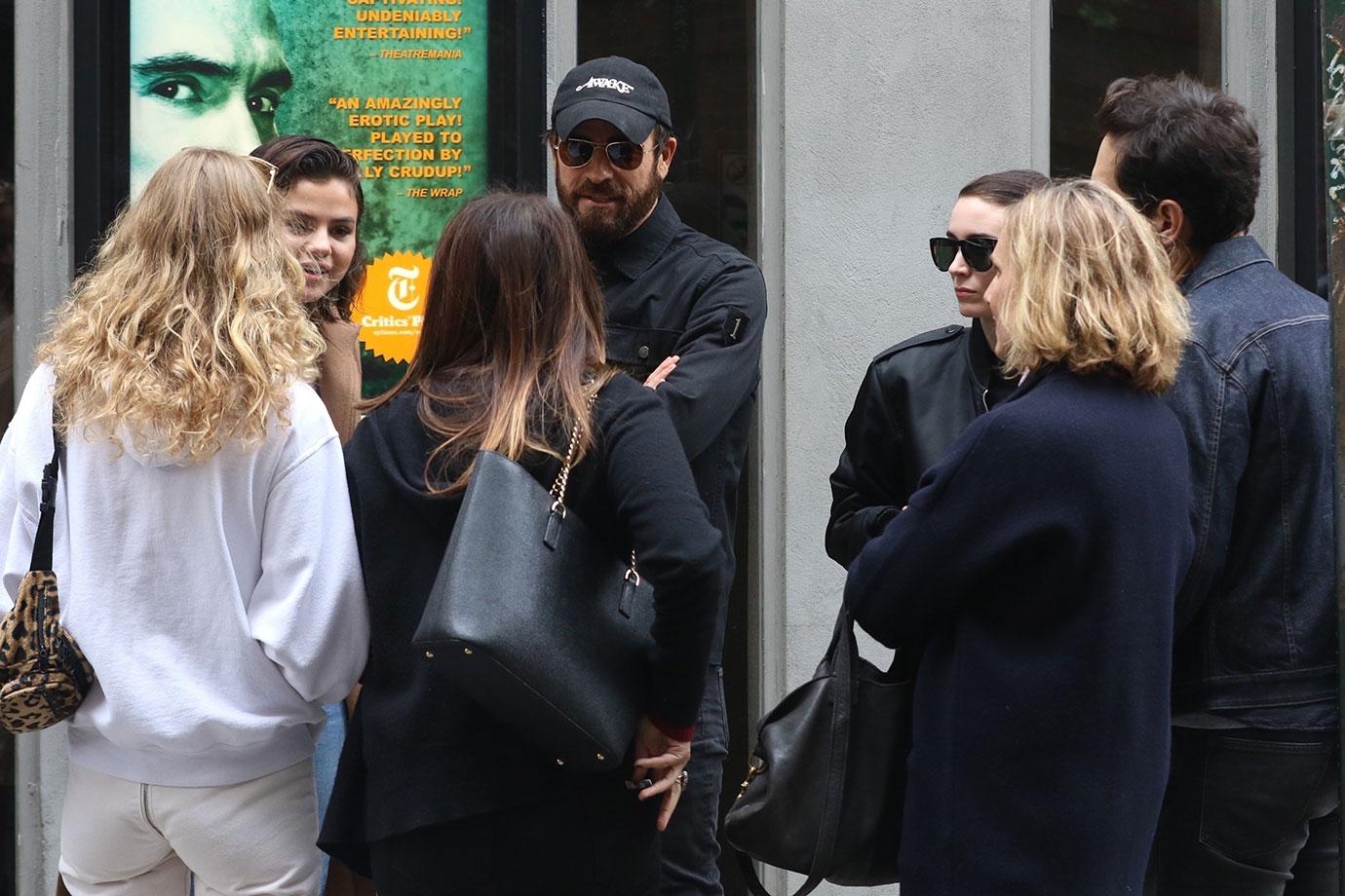 Selena Gomez Justin Theroux Lunch Date