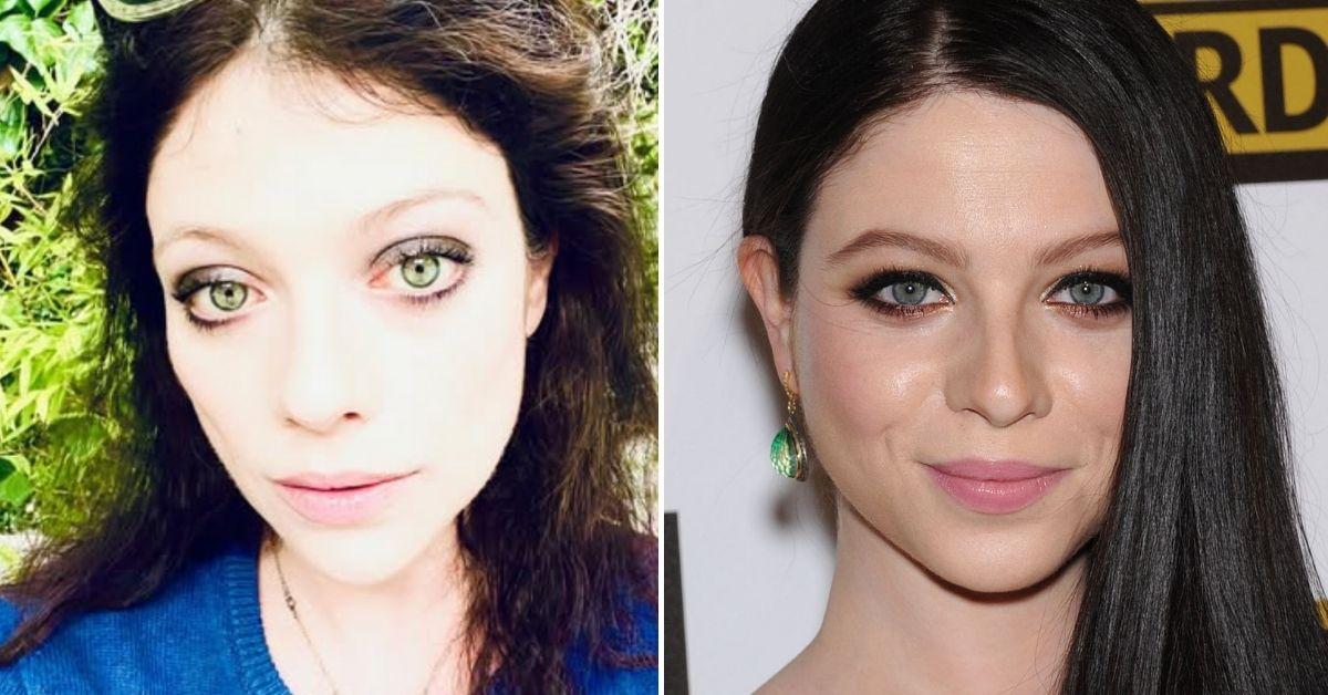 Split photos of Michelle Trachtenberg.