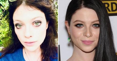 Split photos of Michelle Trachtenberg.