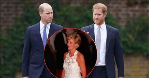 photo of prince william, prince harry and princess diana