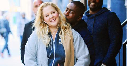 Amy Schumer Displays Pregnancy Glow On Set Of New Commercial
