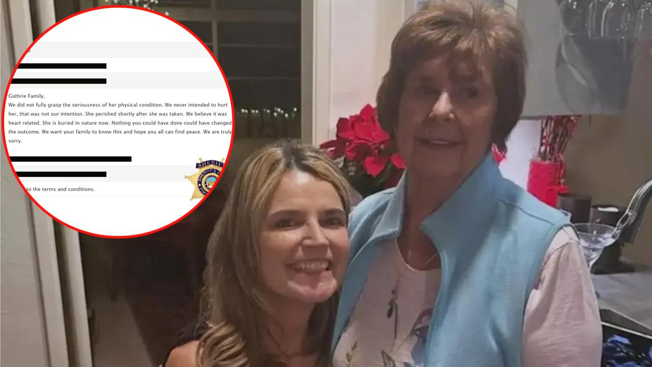 Officials have released an update on the search for Nancy Guthrie.