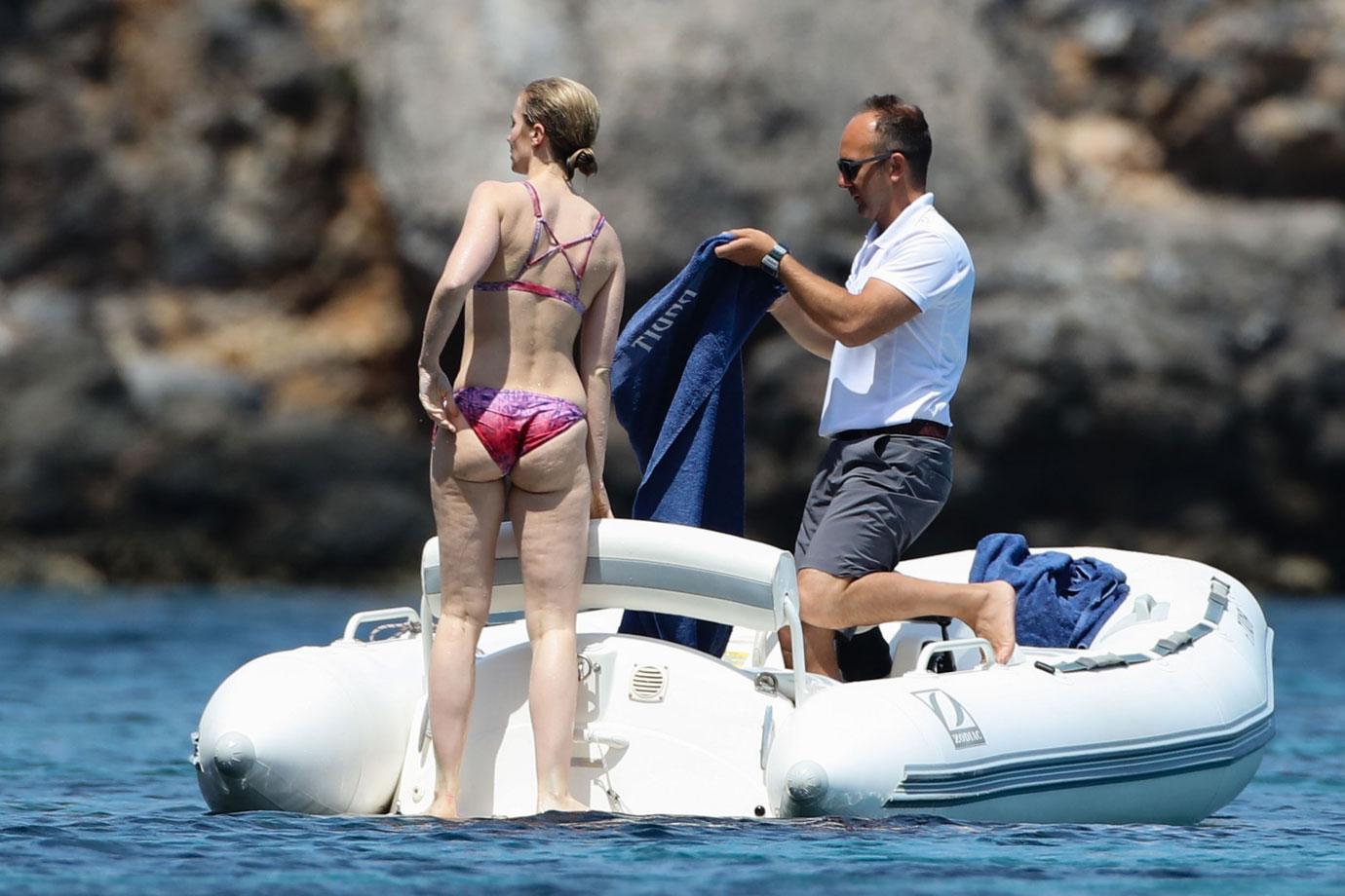 PICS Emily Blunt John Krazinski Italy Trip Couple Celebrates