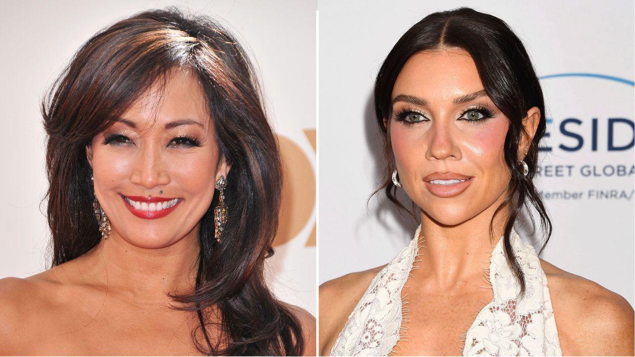 Carrie Ann Inaba (left) criticized Jenna Johnson (right) on 'Dancing with the Stars.'