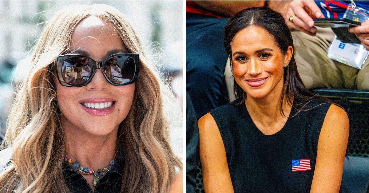Photo of Mariah Carey and Meghan Markle