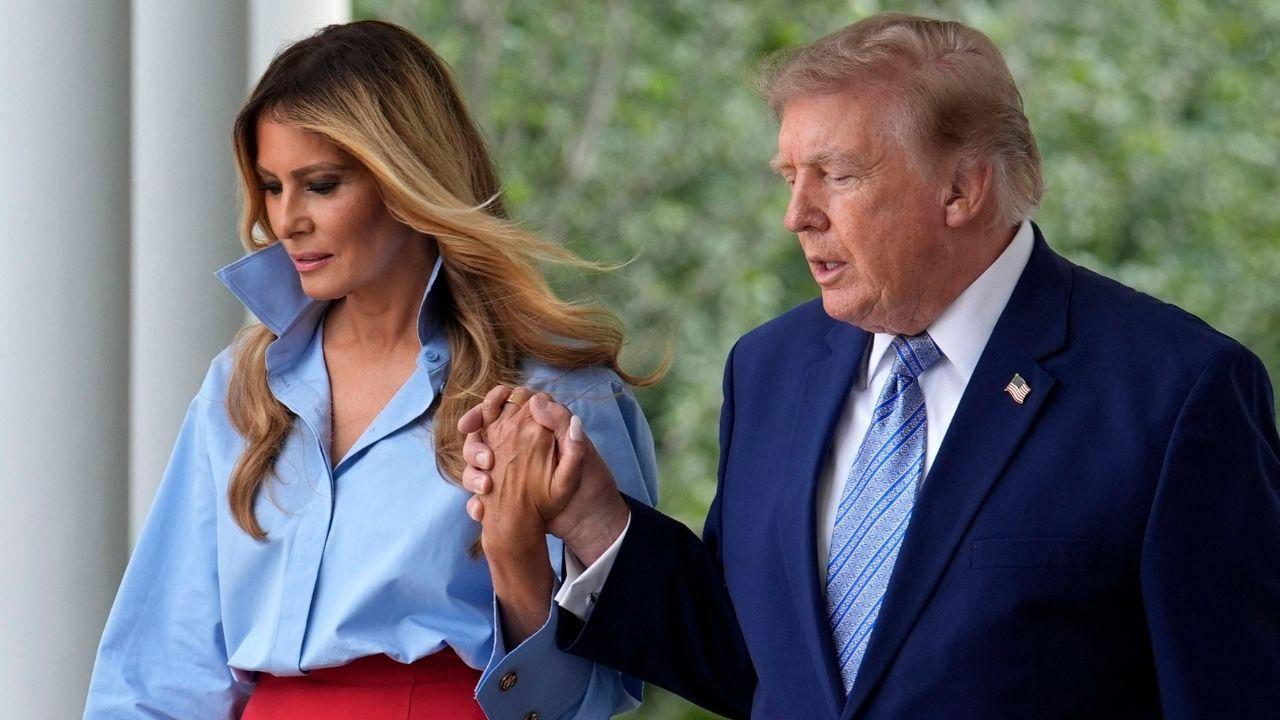 Photo of Donald and Melania Trump
