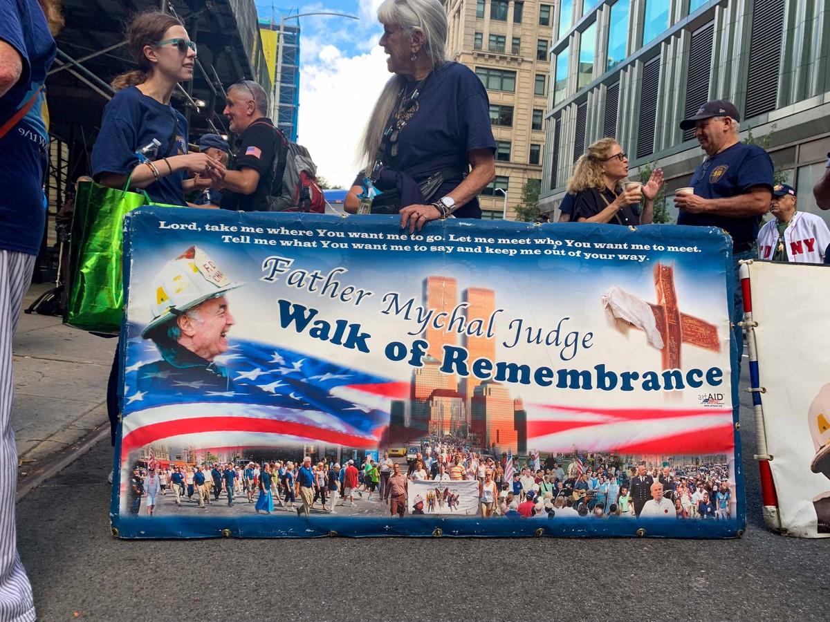 The annual Father Mychal F. Judge Walk of Remembrance in NYC honors Judge's compassion and sacrifice.